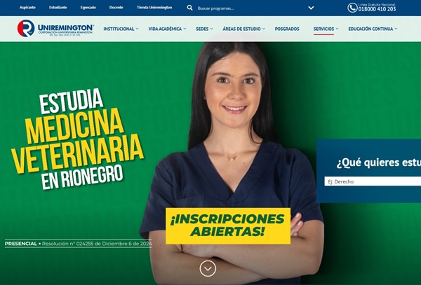 Uniremington | Diseño web profesional optimizado para SEO